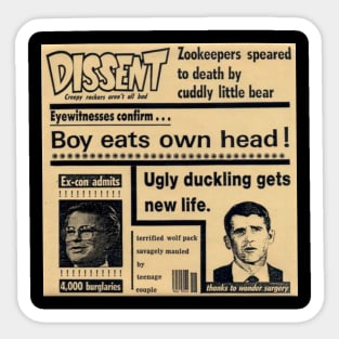 Boy Eats Own Head Sticker